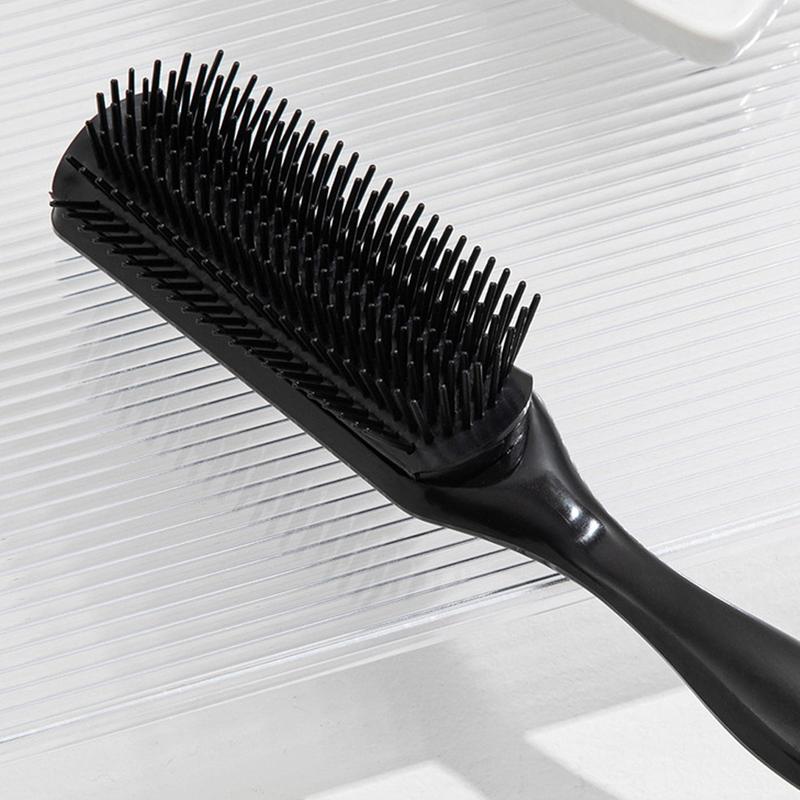 Detachable Design Hair Brush, Nine Row Comb Teeth Hair Comb, Massage Comb, Heatless Special Hair Styling & Haircare Comb for Women & Men Hair Care 5