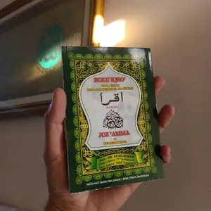 Buku IQRO plus Juzamma Bendel Kecil (Iqro 1-6 dan Terjemahan Juzamma) juzamma anak