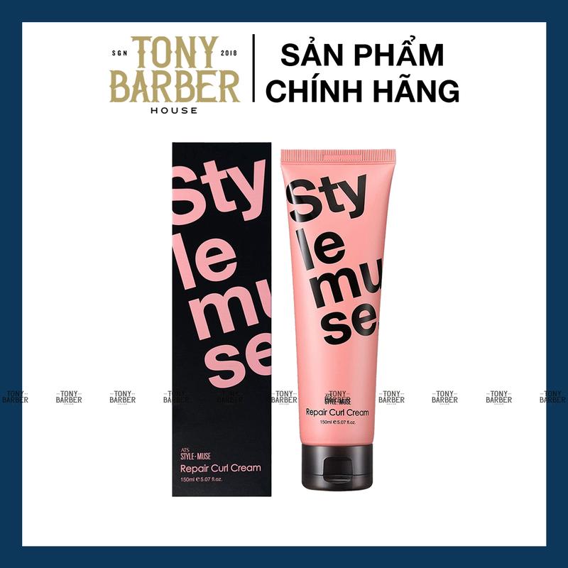 Kem tạo kiểu tóc xoăn ATS Stylemuse Repair Curl Cream 150ml