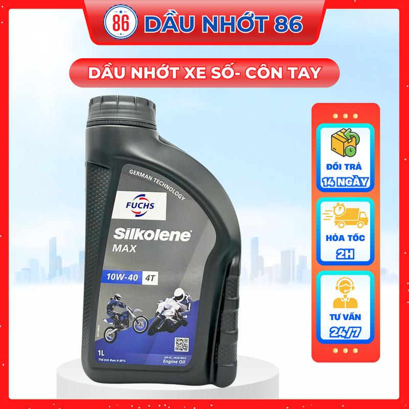 Nhớt xe số côn tay cao cấp Fuchs Max 10w40 nhập khẩu Indonesia Dầu Nhớt Dầu