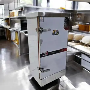 PRODUK TERBARU! Menshi Mesin Steamer Nasi Rice Steaming Cabinet 12 Tray 180 People - MS-180