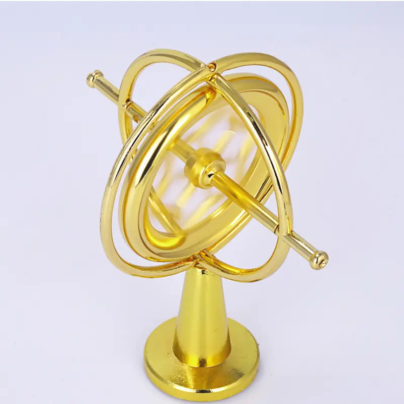Self-Balancing Gyroscope Fidget Spinner Metal Anti-Gravity Decompression Educational Toy Pajangan Dekorasi Meja Kantor 8