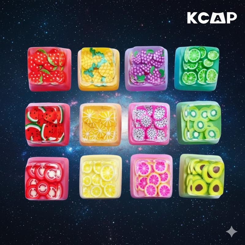 Keycap Trái Cây Nhiệt Đới Resin Thủ Công Độc Đáo | KCRAFT - World of keycaps
