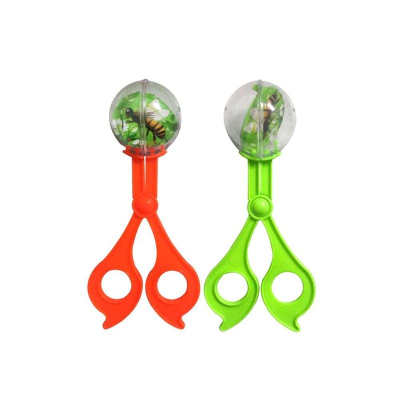 Children's Outdoor Insect Catcher Tweezers Butterfly Insect Scissors Clips Clips W8Y5 2