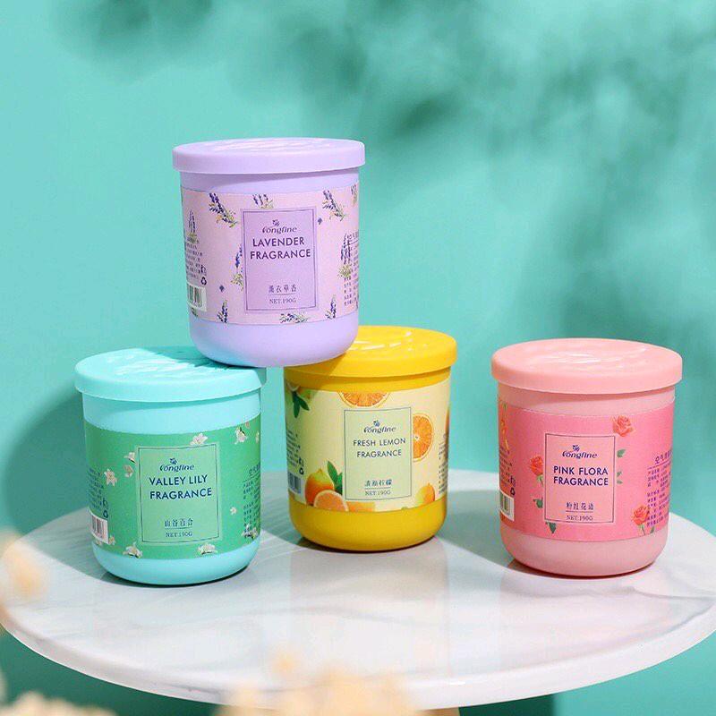 Hộp sáp thơm phòng hương hoa- sáp khử mùi nhà vệ sinh, phòng ngủ, ô tô 260g 2