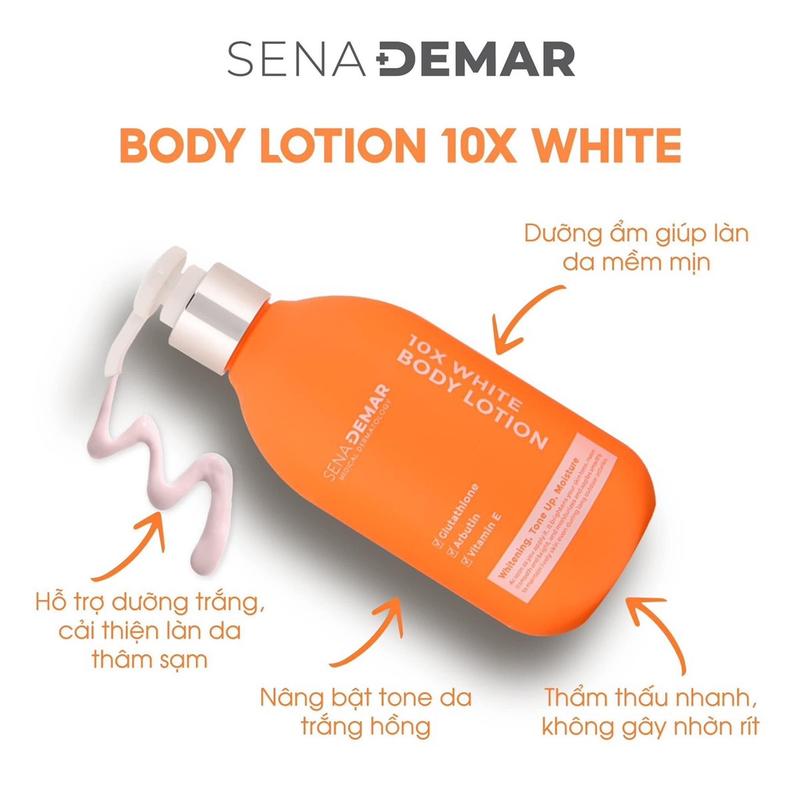 Combo body senademar 300ml  + sữa tắm senademar trọng lượng 200ml hàn quốc 2