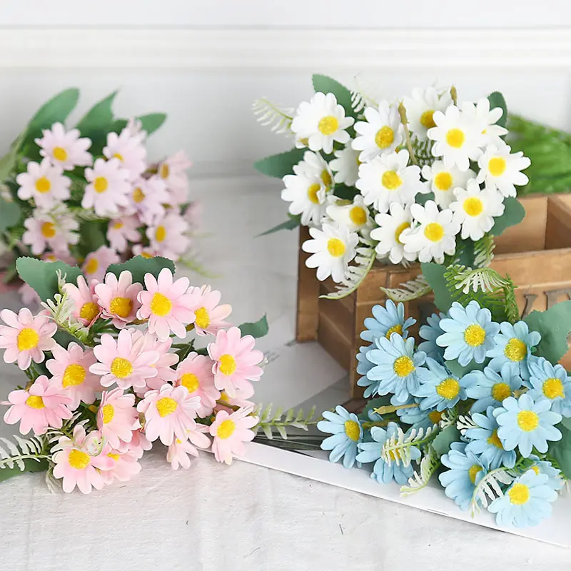 Bó Hoa Giả, Hoa Cúc Nhỏ Và Hoa Cúc, Đồ Trang Trí Phòng Khách, Làm Bằng Nhựa, Thích Hợp Để Đồ Trang Trí Nhà Cửa, Trang Trí Đám Cưới, Cây Và Trái Cây, Đồ Trang Trí Nghệ Thuật Decor Decor Bàn Flower