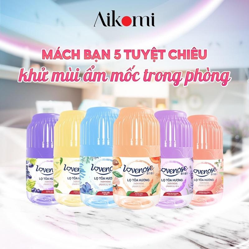 Lọ toả hương Lovenose thơm 45 ngày , khử mùi trong phòng 180ml Dầu Thơm Phòng Dầu Thơm