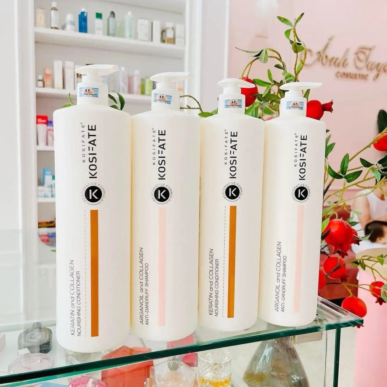 Gội Xả Dưỡng Sinh K o/ S i  thơm, mềm mượt, kiềm dầu, hỗ trợ giảm rụng . Có 2 size ( cặp 500ml, cặp 1000ml)