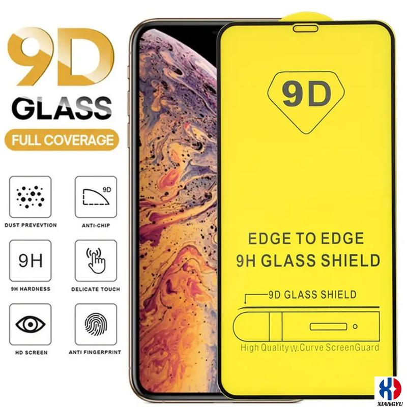 Kính Cường Lực Toàn Bộ 9D, Tương Thích Với Xiaomi Mi Redmi Note 12S, 12, 12C, 11S, 11, 10C, 10S, 10, 9, 9S, 8, 10S, 9A, 9T, 9T, 10T, A1, A2, Poco M5, X5, X3, M3, F5 NFC Pro