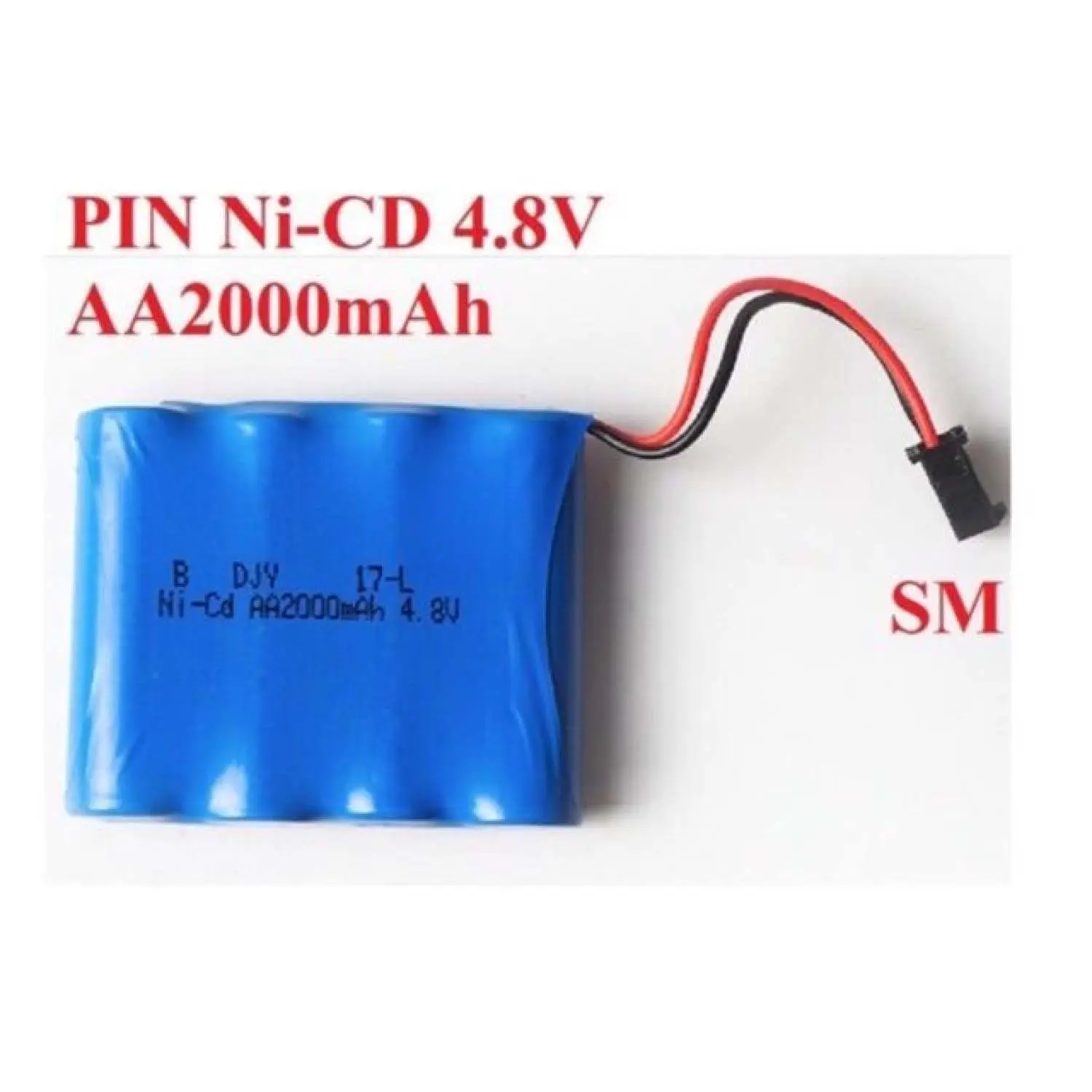 [HCM]Pin ni-cd 4.8v 2000mah cho xe điều khiển