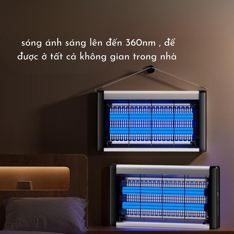 Đèn LED thu hút Muỗi Kill Pest T-01 - Công Suất 4W 6w 8w 10w 12w, Đèn bắt muỗi hiệu quả 3