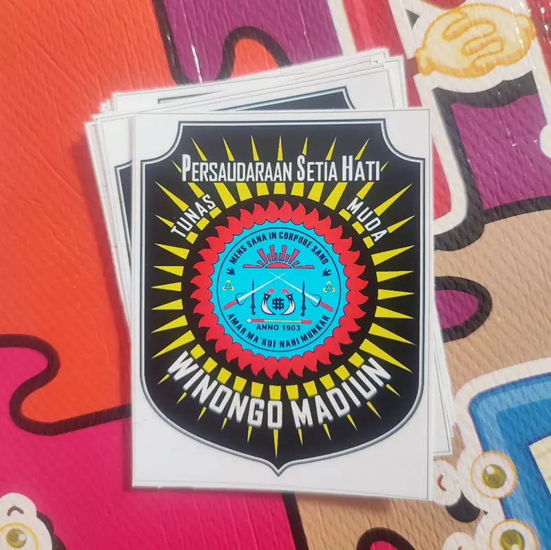 Stiker PSHW Tunas Muda SH Winongo 1903 Pusat Madiun Paper Stationery 5
