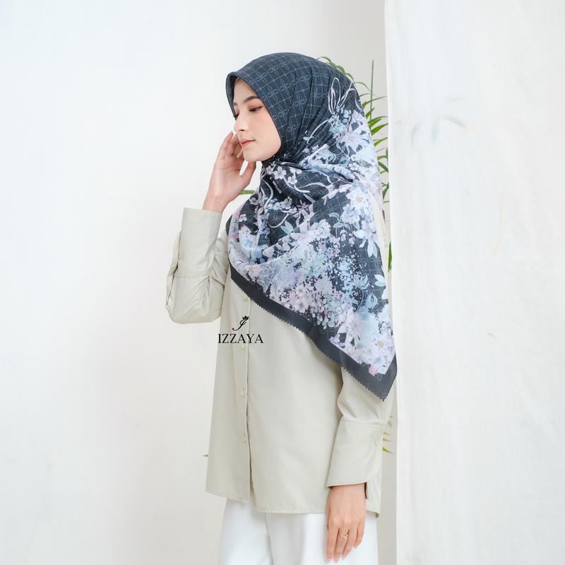 hijab motif segiempat voal ultrafine EMILY SERIES 9