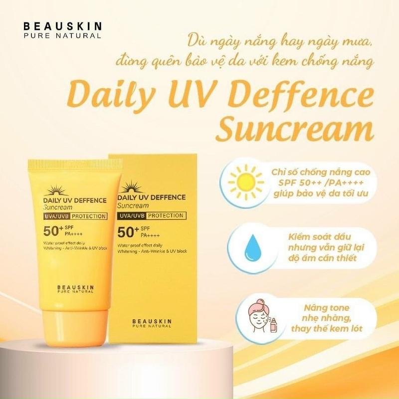 Kem chống nắng Daily UV Suncream Beauskin