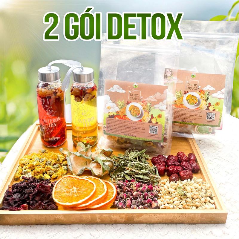 40 gói trà Detox trái cây - Tặng 1 bình nước
