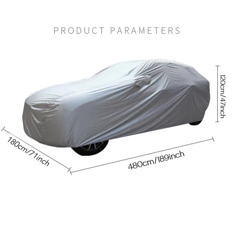 Car Cover (1 Count), All-weather Protection Car Cover, Universal Car Cover Suitable for Tesla Model 3, Jaguar XE, Mazda 6 1