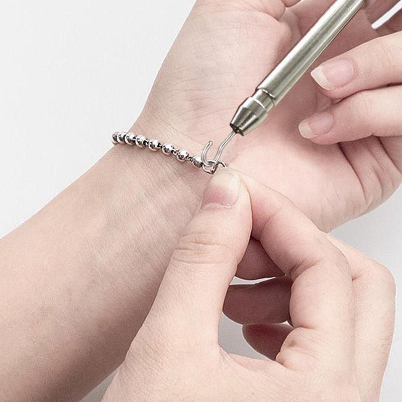 Product Introduction of 1PC Bracelet Helper Tool Hook Easy Wearing Tool Aid Assistance Metal Portable Bracelet Buddy Fastening Helper 32