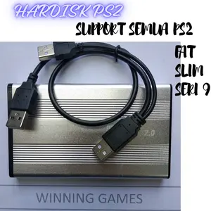 Hardisk / hdd eksternal ps2 500gb / 250gb / 160gb / 120gb full game ps2