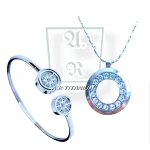 1 SET Kalung Kesehatan/ Kalung Kesehatan Anti Vvirus Quantum Pendant Permata Bio Energy - Gelang + Kalung+ Box + Sertifikat Card Original