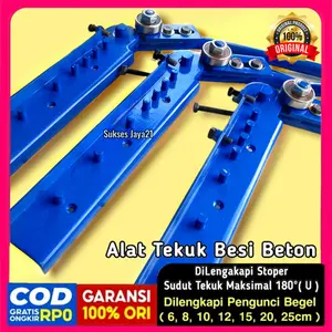 Alat Penekuk Besi Beton 4-12mm Tekuk Besi Pembengkok Besi Pembuat Begel Bending Besi Ulir Peralatan Tukang