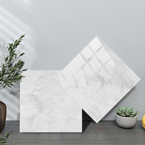 Marble Pattern Self-adhesive Tile Sticker, 10pcs/set Removable Waterproof Wallpaper, Wall Decor for Home Living Room Kitchen