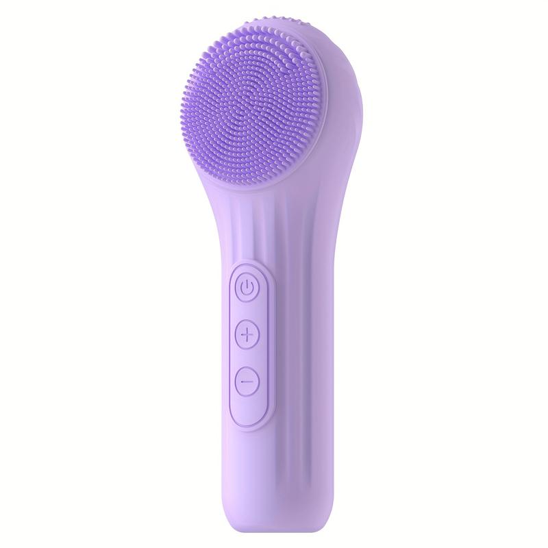 Cọ Chải Làm Sạch Da Mặt, AOJIU, Máy Massage Mặt Bằng Silicon Và Nhựa, Có Sạc USB, Pin Có Thể Sạc Lại Lithium 600mAh, Cầm Tay, Không Mùi, Dụng Cụ Chăm Sóc Da, Để Làm Sạch Và Tẩy Trang 1