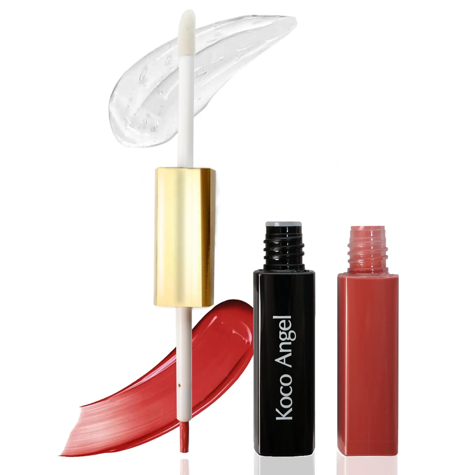 Long Lasting Lip Gloss, 1 Count Moisturizing Lip Glaze, Glossy Lip Glaze Stick, Plumping Lip Oil Lip Stick for Girls & Women, Makeup
