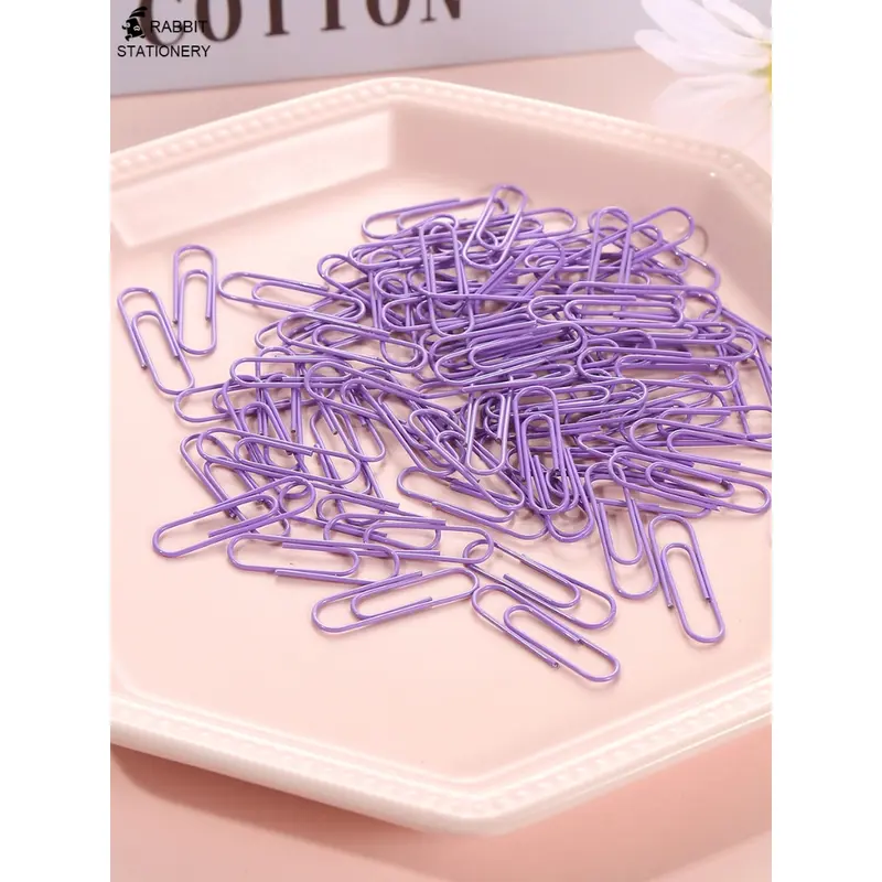 Paper clip metalik/clip metalik/jepitan kertas/klip kertas/klip warna/paperclip/metallic-Rabbit Stationery 6