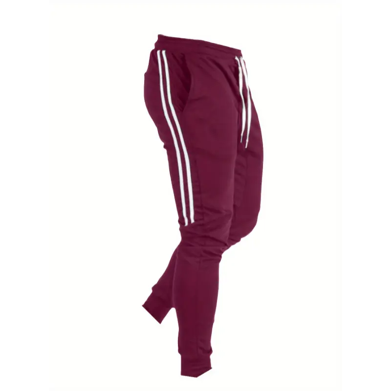 [All-Season Breathable Joggers] Men's Casual Joggers - Breathable Polyester, Solid Color with Pockets, Perfect for All Seasons 7