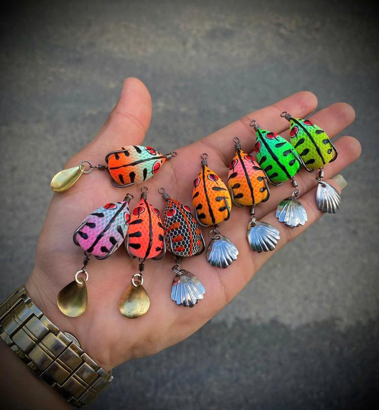 Nhái hơi câu lure Chado H1 mini lưỡi titan nặng 5 gram action nổi - chuyên trị cá lóc chuối sộp,... Fishing