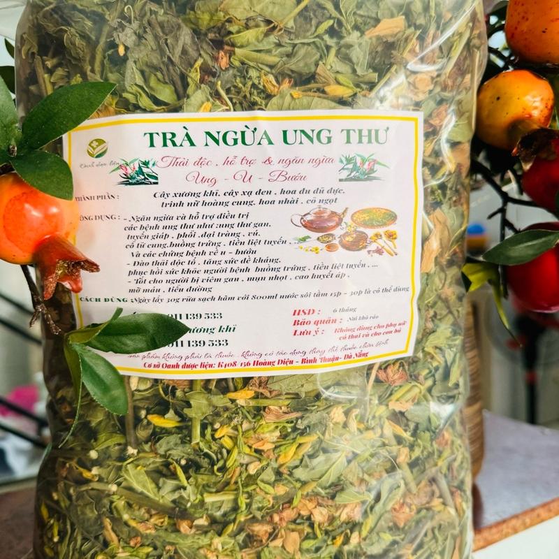 Trà ngừa ung thu 6 vị - tiêu U - Hạch - Nhân cây xương khỉ xạ đen hoa đu đủ đực trinh nữ hoàng cung hoa nhài cỏ ngọt Hữu cơ Tea