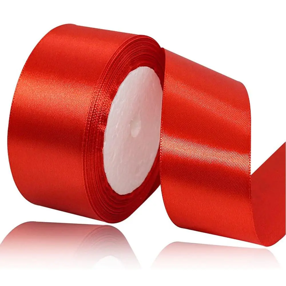 22m Gift Wrapping Ribbon, 1 Roll Satin Ribbon for Wedding & Party, Practical DIY Crafts for Candy Box