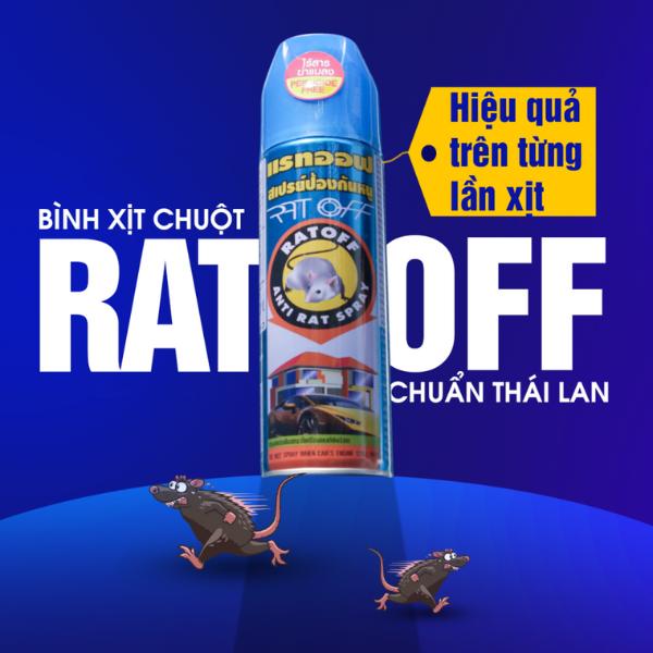 Bình Xịt Đuổi Chuột RAT OFF 300ML Thái Lan