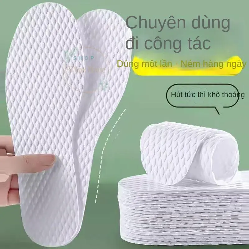 [HÀNG CÓ SẴN] Set 5 Đôi Miếng Lót Giầy Miếng Thấm Hút Mồ Hôi Chân, Siêu Mỏng, Khử Mùi