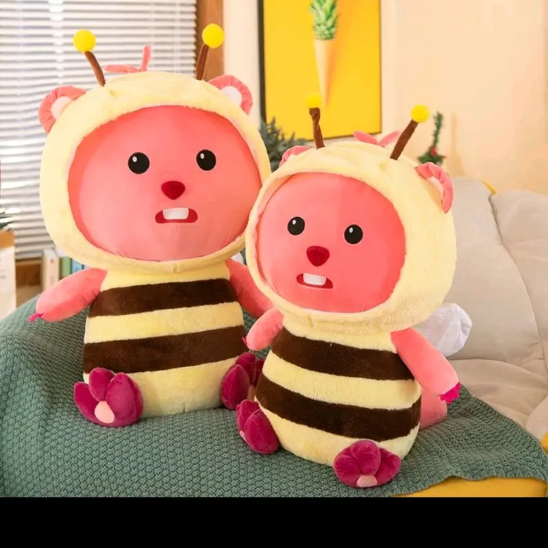 Loppy Ong Vàng, Thỏ Hồng,Thỏ Trắng, Hải Ly Coplay  Ngộ Nghĩnh Đáng Yêu Thú Bông Thú Nhồi Bông 1