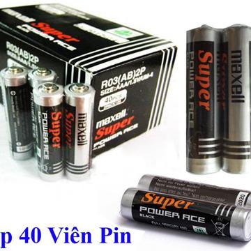 Bộ 8 Viên Pin Tiểu AAA Maxell Super 1.5V (Đen)