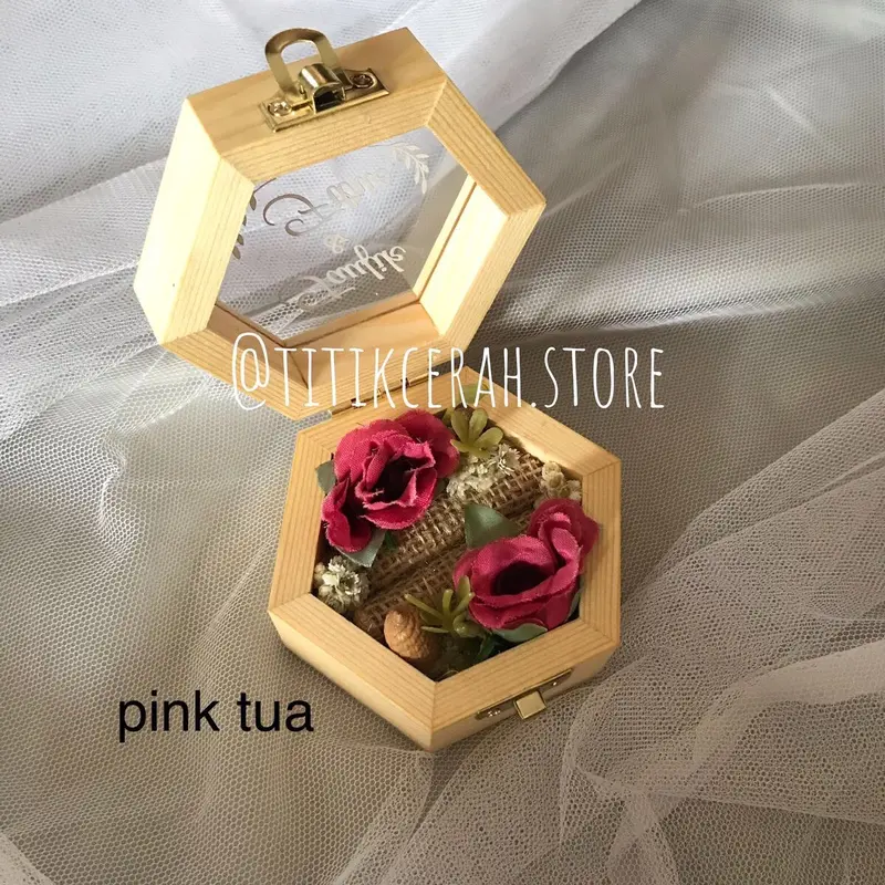ring box mini cincin nikah diameter 8 cm 1