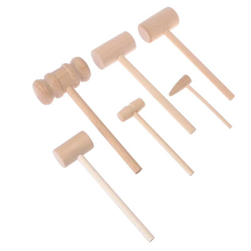 Product Introduction of 1pc Leather Wooden Hammer Toy Crab Lobster Mallet Beating Gavel for Kid 15