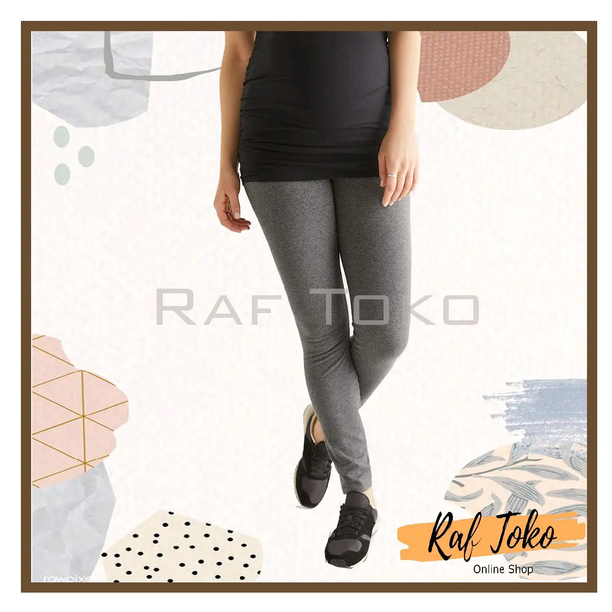 Legging Panjang Bahan Kaos Rayoon