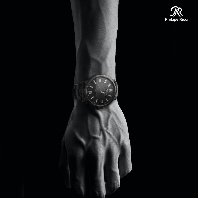 Product Introduction of PhiLipe Ricci Jam Tangan Pria Rantai Besi Analog Black Series BLCK21 Exclusive Launch 37