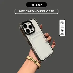 HI-TECH NFC Card Holder Case Iphone 13 14 15 16 17 ProMax.