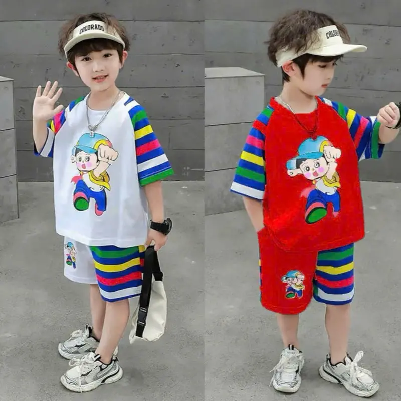 Sét bộ bé trai và gái siêu xinh  Chất liệu thun cotton mềm mịn, giữ form cực tốt, vả ️ hỗ trợ đổi size khi bé mặc không vừa  Size: 10-30kg Jean bộ  tole  cho  bé  trai 0