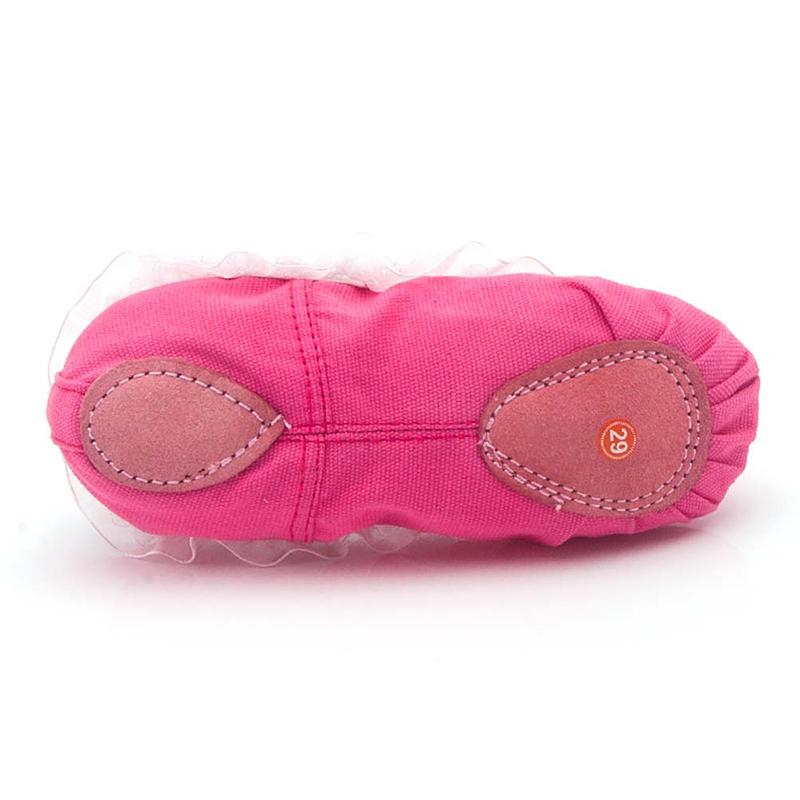 Kid Girls Children Ballet Dance Shoes Women Adult Lace Bow-knot Canvas Soft Sole Ballet Shoes Ballet Slippers #450456 4