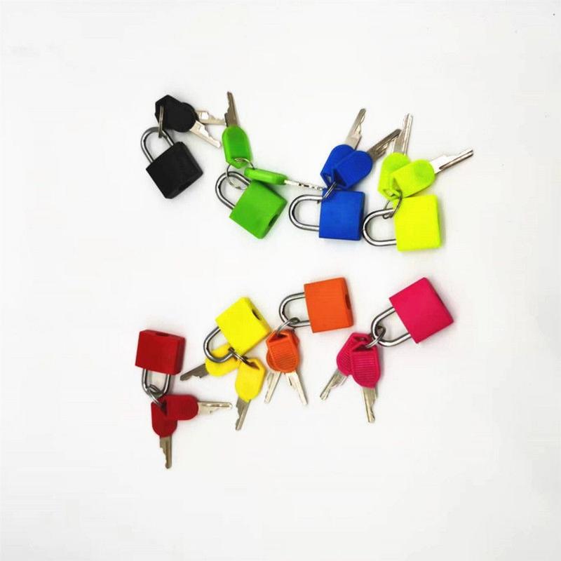 Product Introduction of 23mm Coloured Travel Supplies Home Ornament Small Luggage Lock Cabinet Door Bookbag Suitcase Padlock with 2 Keys 18