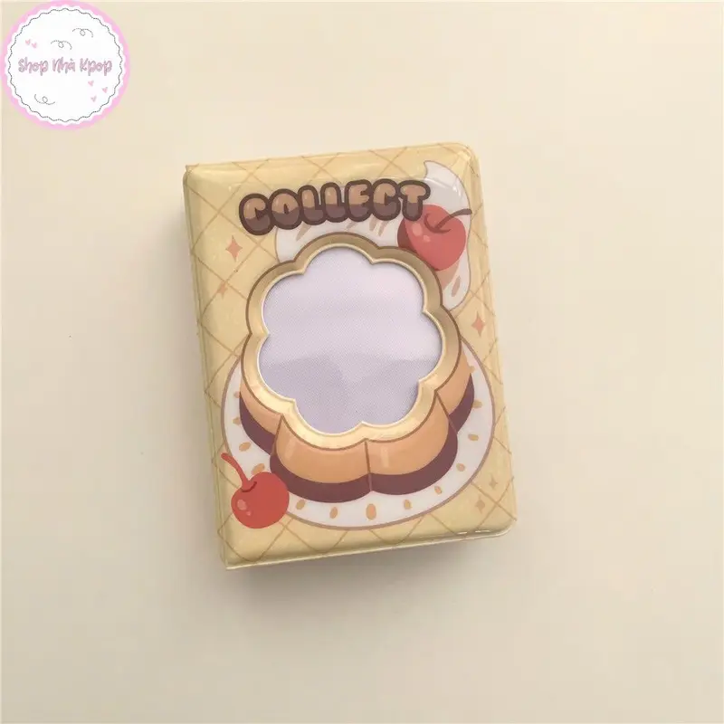 Collect Book sổ đựng card 6.5 x9cm - Abum ảnh mẫu đám mây bông hoa 3