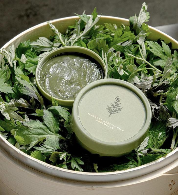 Mặt Nạ Ngải Cứu Graymelin Mugwort Heating Pack 100g Làm Sạch Da Mask Nữ 5