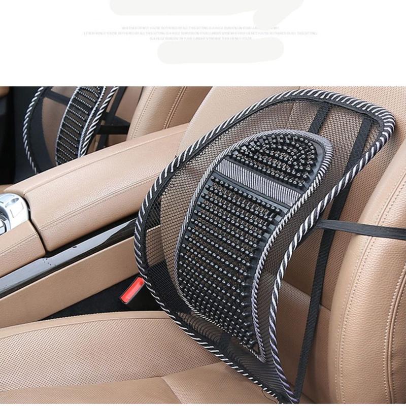 Product Introduction of Universal Mesh Car Waist Cushion Ventilate Car Interior Supplies Back Lumbar Cushion Lumbar Massage Chair Back Support Office 18