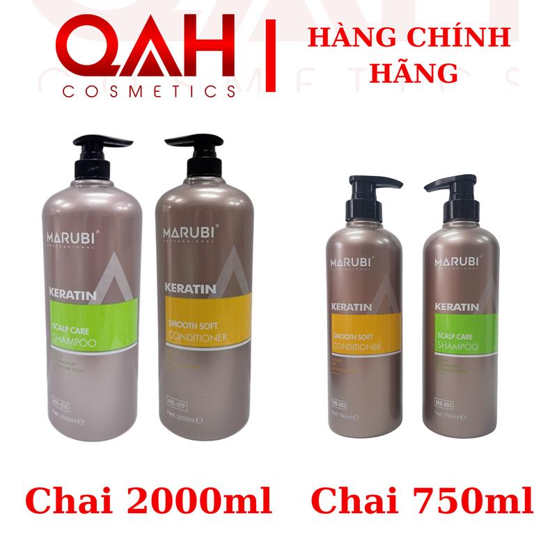 Dầu Gội xả Keratin Marubi chính hãng 750ml Dưỡng Tóc Chăm Sóc Tóc Women Cho Bé