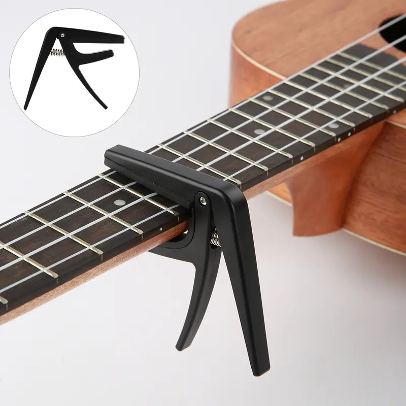[EN] Bộ Chỉnh Ukulele, Kẹp Capo, Kẹp Nhanh, Phụ Kiện Nhạc Cụ Guitar Bằng Nhựa 0